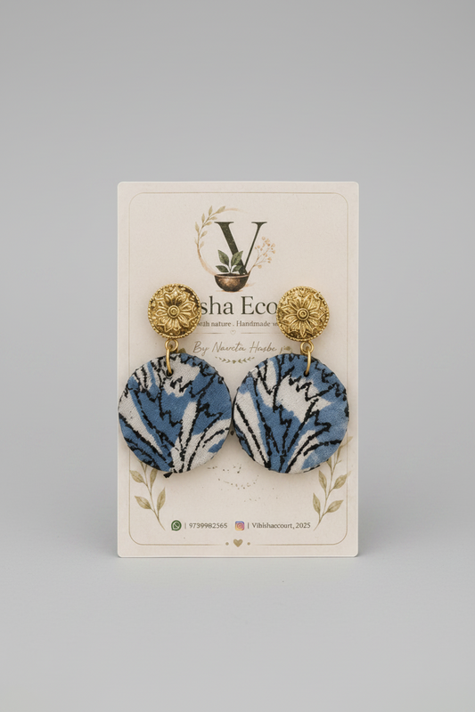 Blue earring