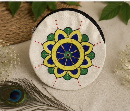 mandala  coin pouch