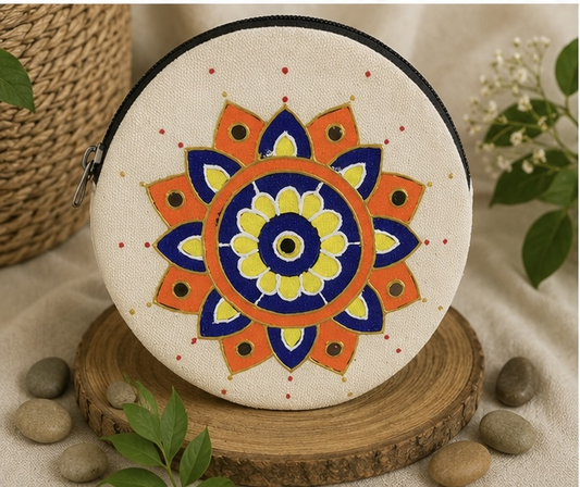 sun flower coin pouch