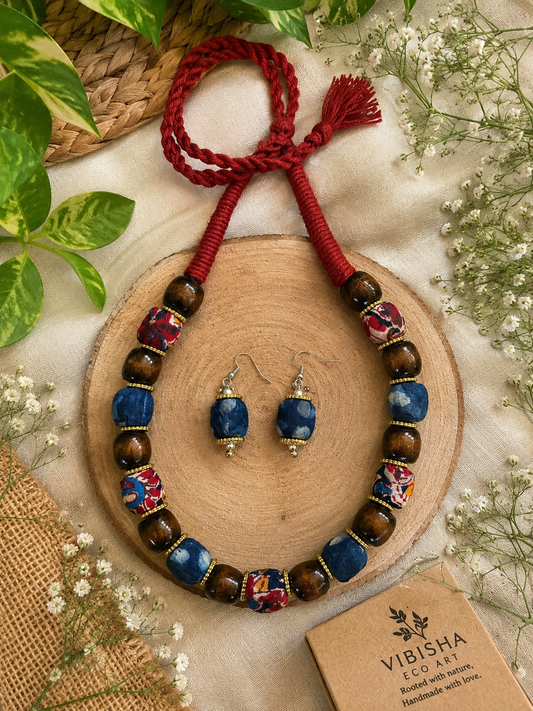 Wooden Beaded Necklace